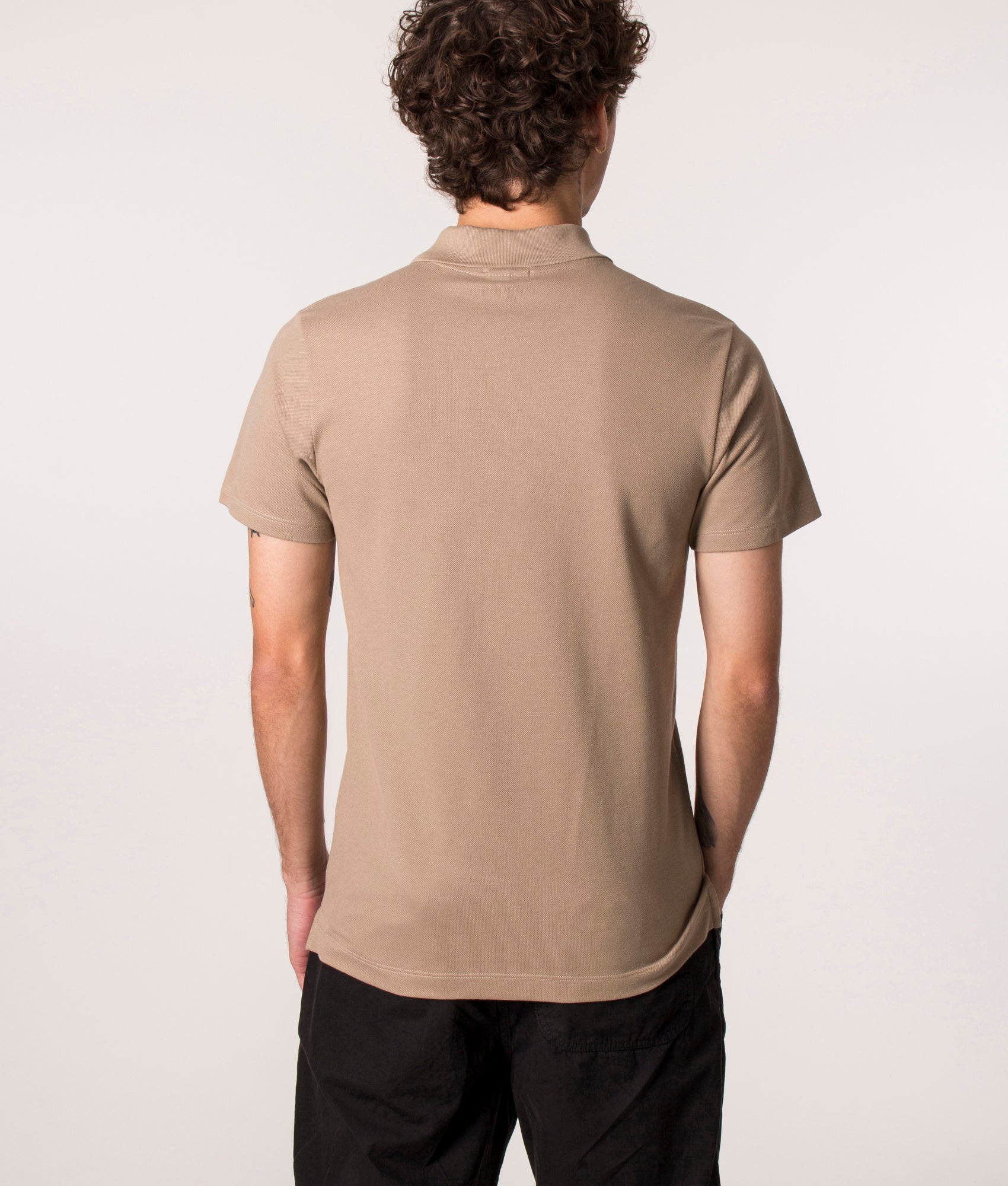 Iconic-Badge-Piqué-Polo-Shirt-Beige-Paul-&-Shark-EQVVS