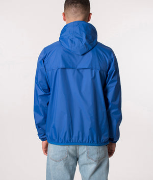 Le Vrai 3.0 Claude Jacket in Blue Royal Marine by K-WAY at EQVVS. Model back image