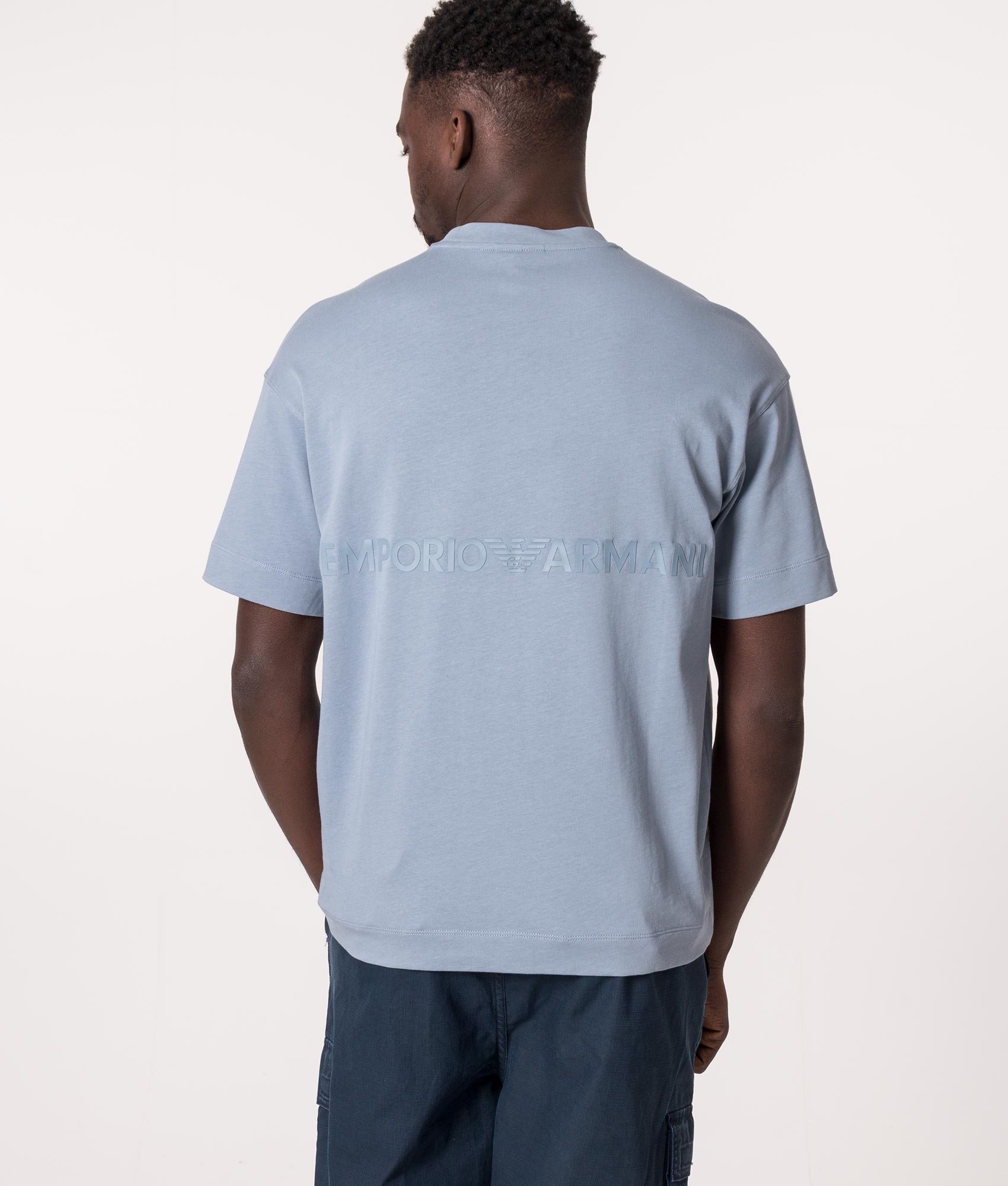 Relaxed-Fit-Bold-Rubberised-Logo-T-Shirt-New-Light-Blue-Emporio-Armani-EQVVS