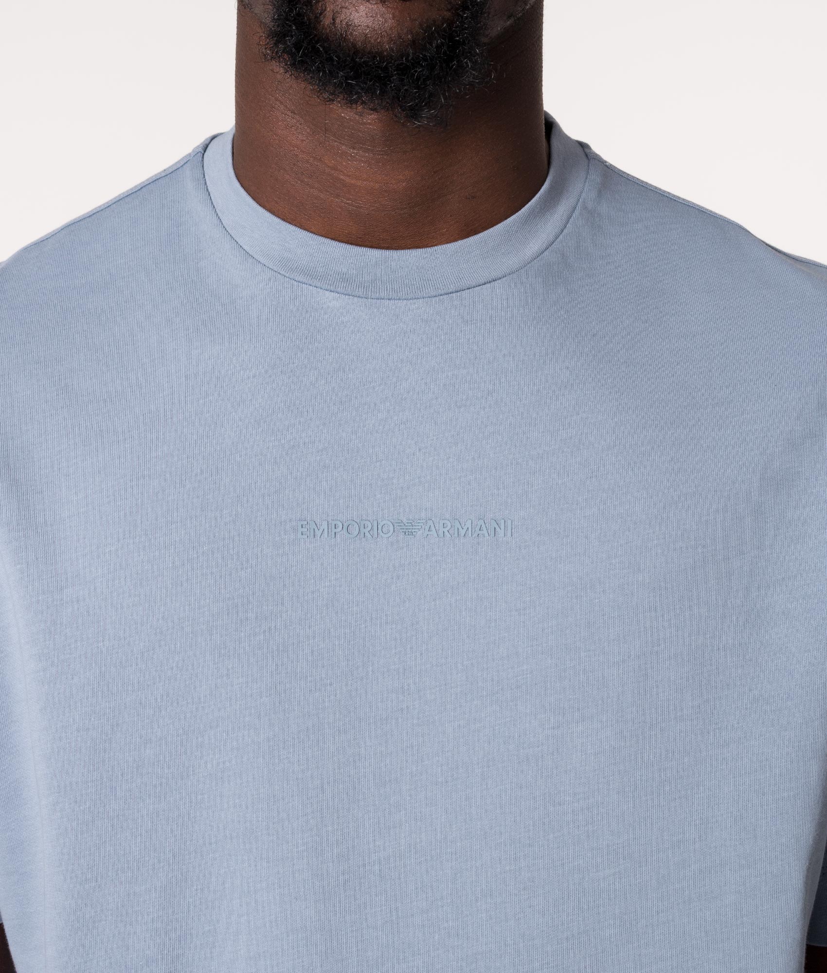 Relaxed-Fit-Bold-Rubberised-Logo-T-Shirt-New-Light-Blue-Emporio-Armani-EQVVS
