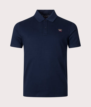 Knitted-Polo-Shirt-Blue-Paul-&-Shark-EQVVS