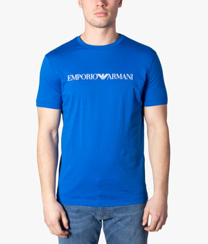 Slim-Fit-Pima-Jersey-Logo-T-Shirt-Blue-Nautical-Logo-Emporio-Armani-EQVVS