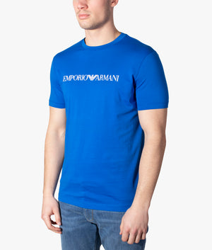 Slim-Fit-Pima-Jersey-Logo-T-Shirt-Blue-Nautical-Logo-Emporio-Armani-EQVVS