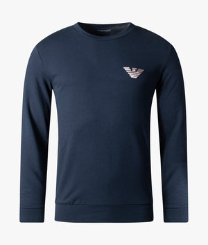Loungewear-Sweatshirt-Blue-Emporio-Armani-EQVVS 