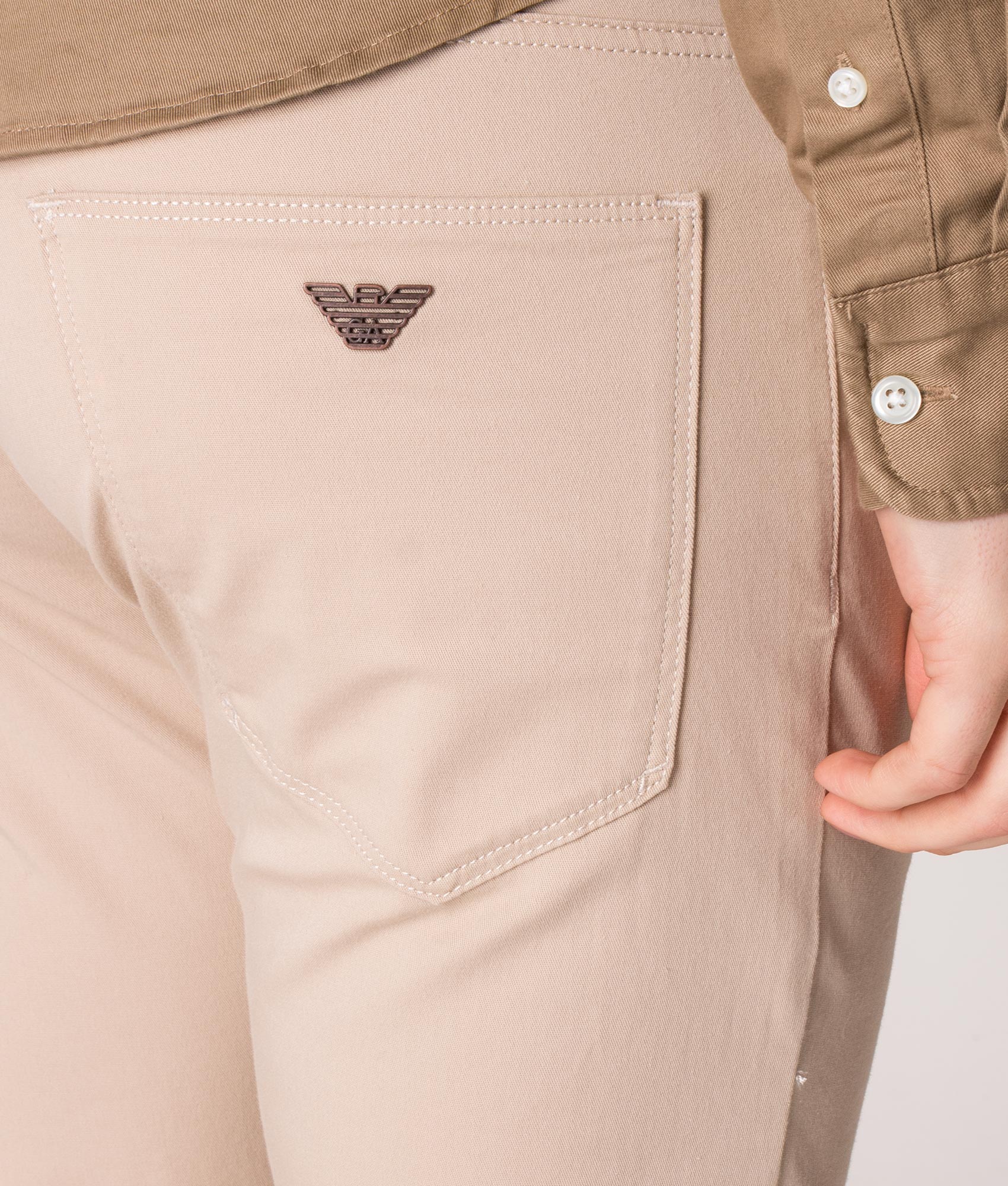 Slim-Fit-J06-Jeans-Beige-Chiaro-Emporio-Armani-EQVVS