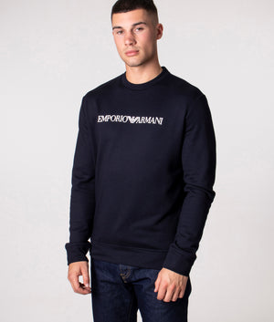 Logo-Print-Sweatshirt-Navy-Logo-Emporio-Armani-EQVVS