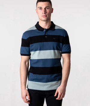 Multi Stripe Polo Shirt Emporio Armani EQVVS