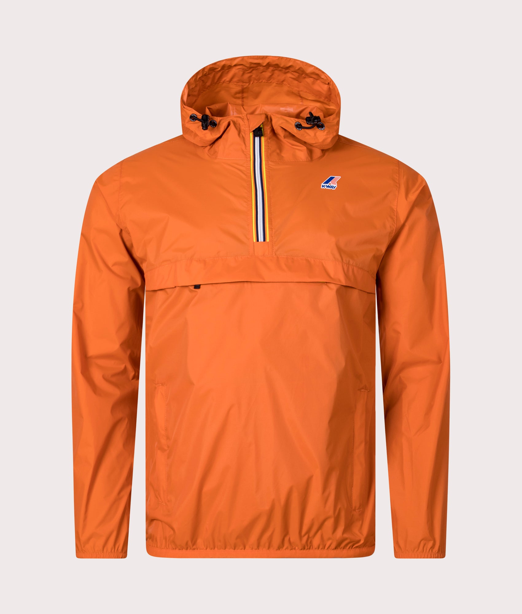 Quarter-Zip-Le-Vrai-3.0-Leon-Jacket-Orange-Rust-K-Way-EQVVS