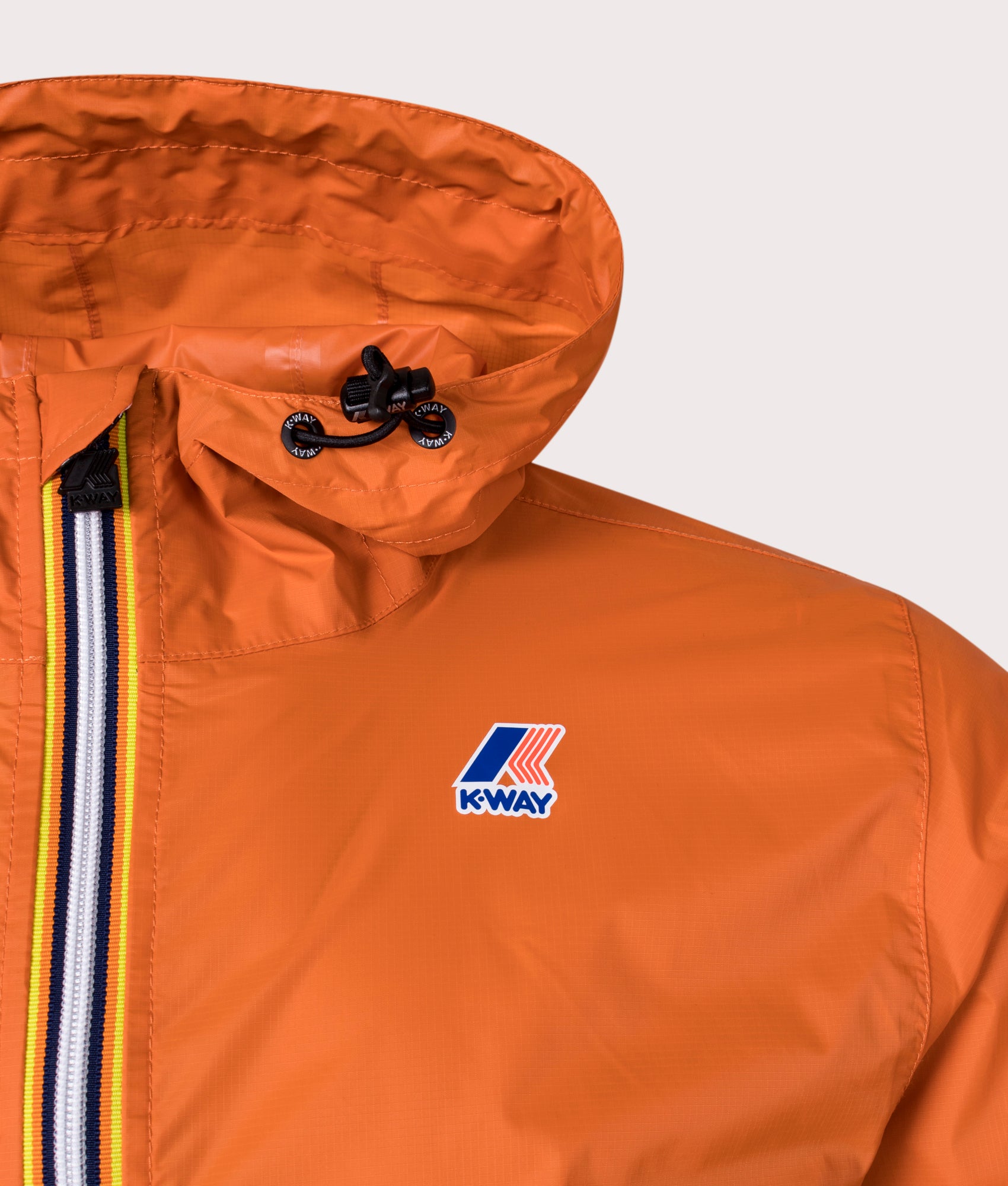Quarter-Zip-Le-Vrai-3.0-Leon-Jacket-Orange-Rust-K-Way-EQVVS