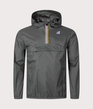 Quarter-Zip-Le-Vrai-3.0-Leon-Jacket-Green-Blackish-K-Way-EQVVS