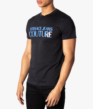Slim Fit Holographic Logo T-Shirt