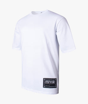Oversized-Side-Patch-Logo-T-Shirt-White-Versace-Jeans-Couture-EQVVS