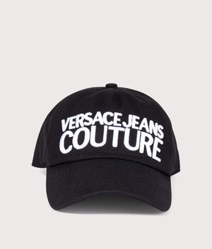 Large-Logo-Baseball-Cap-Black/White-Versace-Jeans-Couture-EQVVS