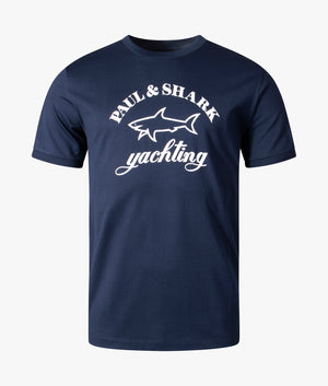 Yachting-Logo-T-Shirt-Blue-Paul-&-Shark-EQVVS