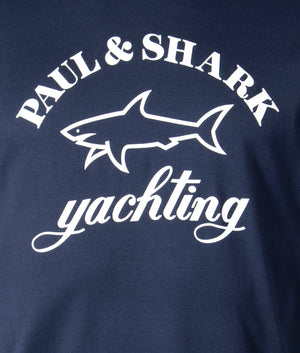 Yachting-Logo-T-Shirt-Blue-Paul-&-Shark-EQVVS