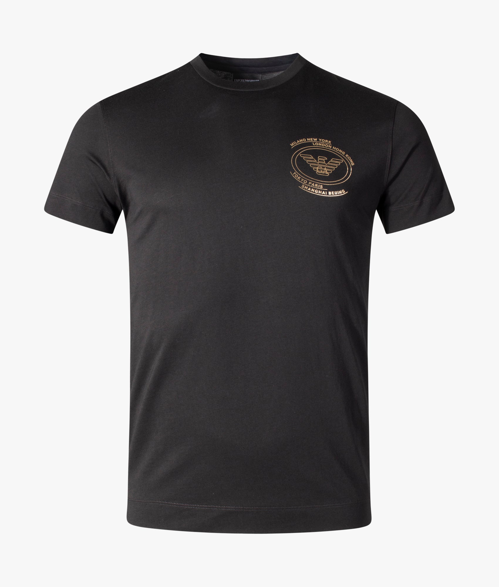 Cities-Short-Sleeve-T-Shirt-Black-Emporio-Armani-EQVVS