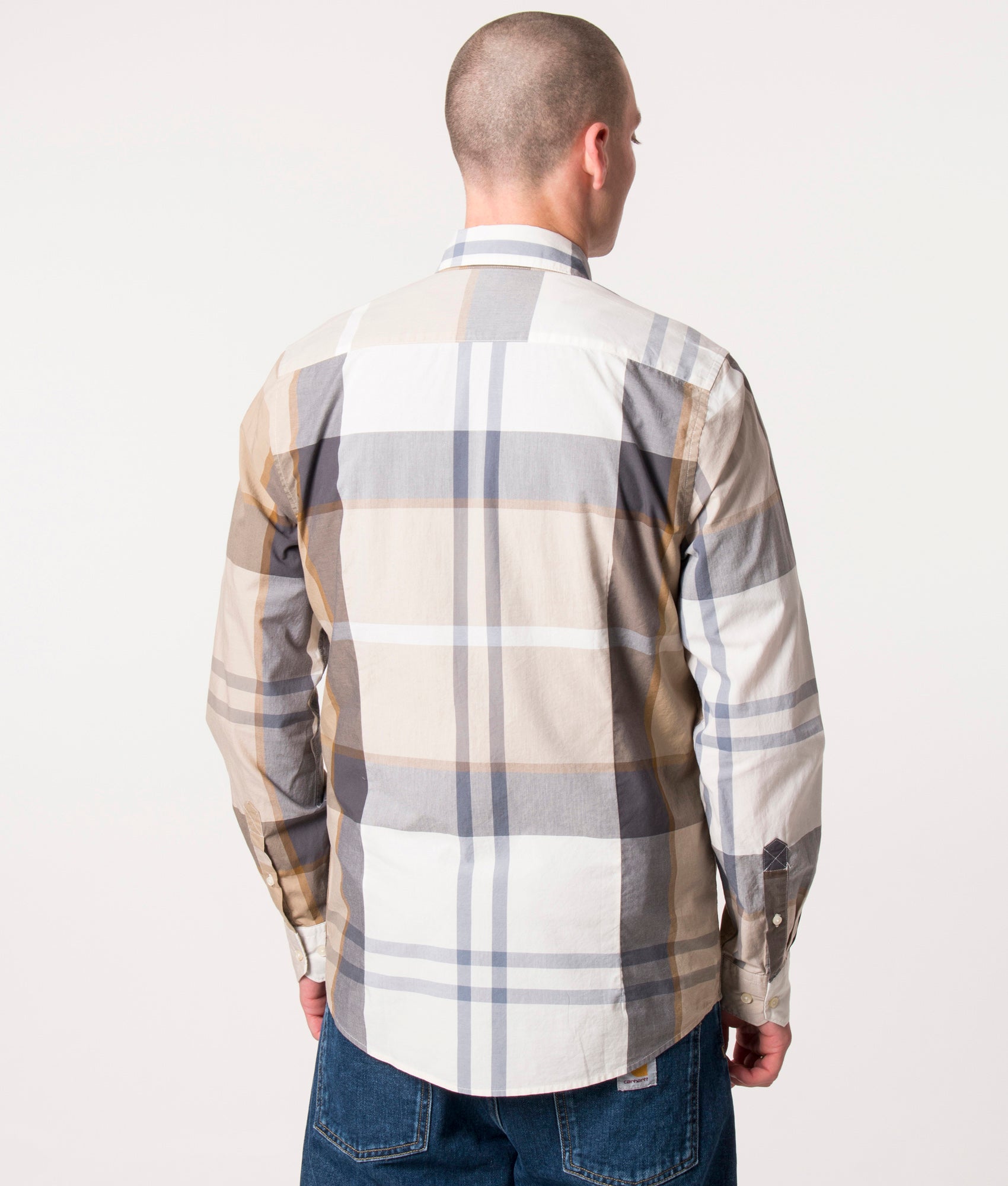 Harris-Tailored-Shirt-Amble-Sand-Tartan-Barbour-Lifestyle-EQVVS