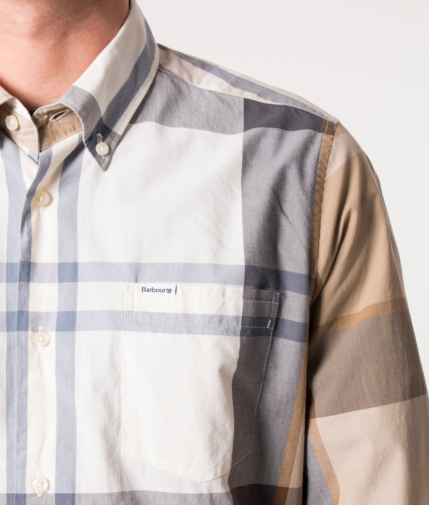 Harris-Tailored-Shirt-Amble-Sand-Tartan-Barbour-Lifestyle-EQVVS