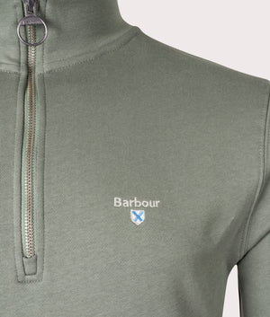 Quarter-Zip-Rothley-Sweatshirt-Agave-Green-Barbour-Lifestyle-EQVVS