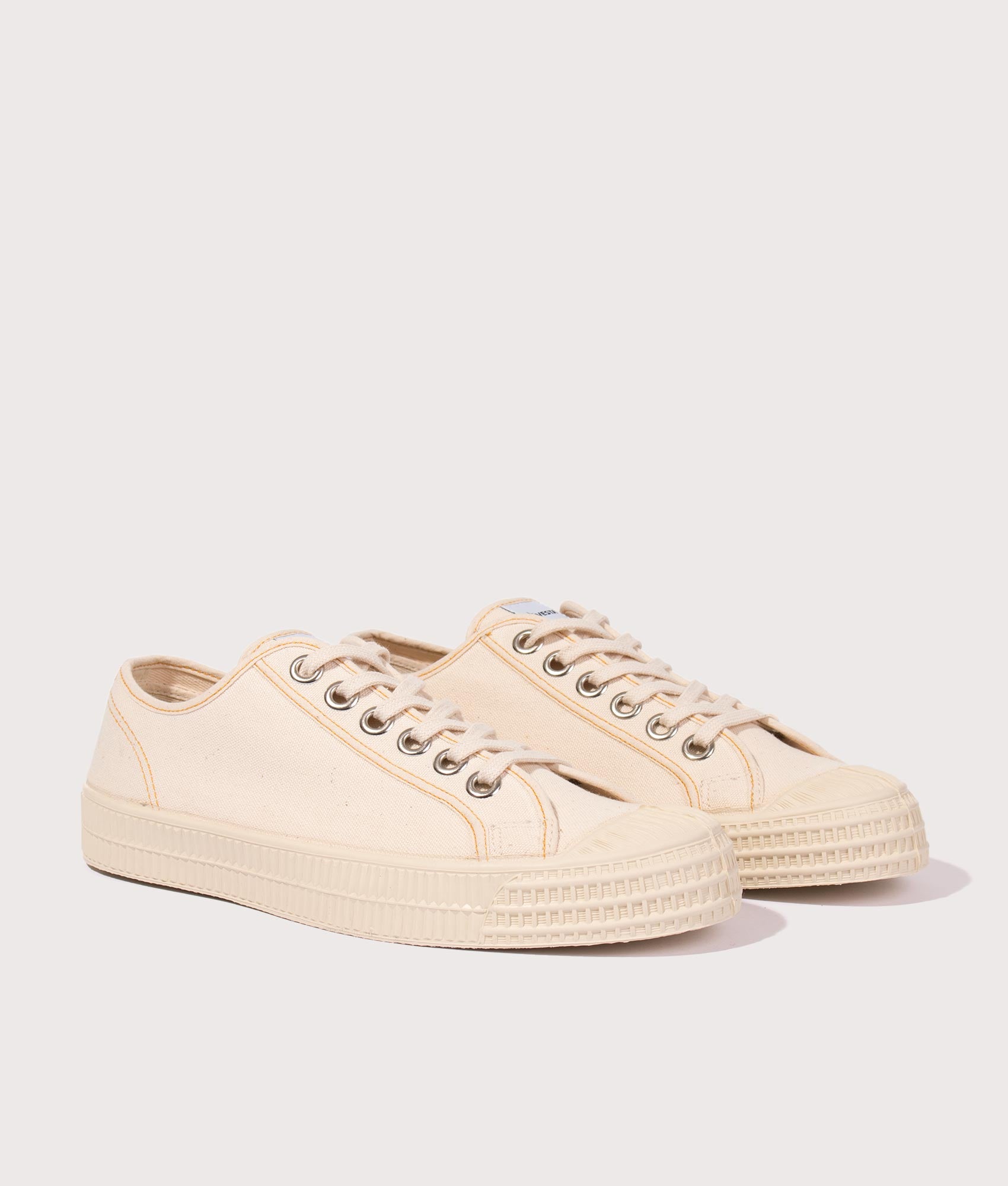 Novesta Contrast Stitch Star Master in Beige, EQVVS.