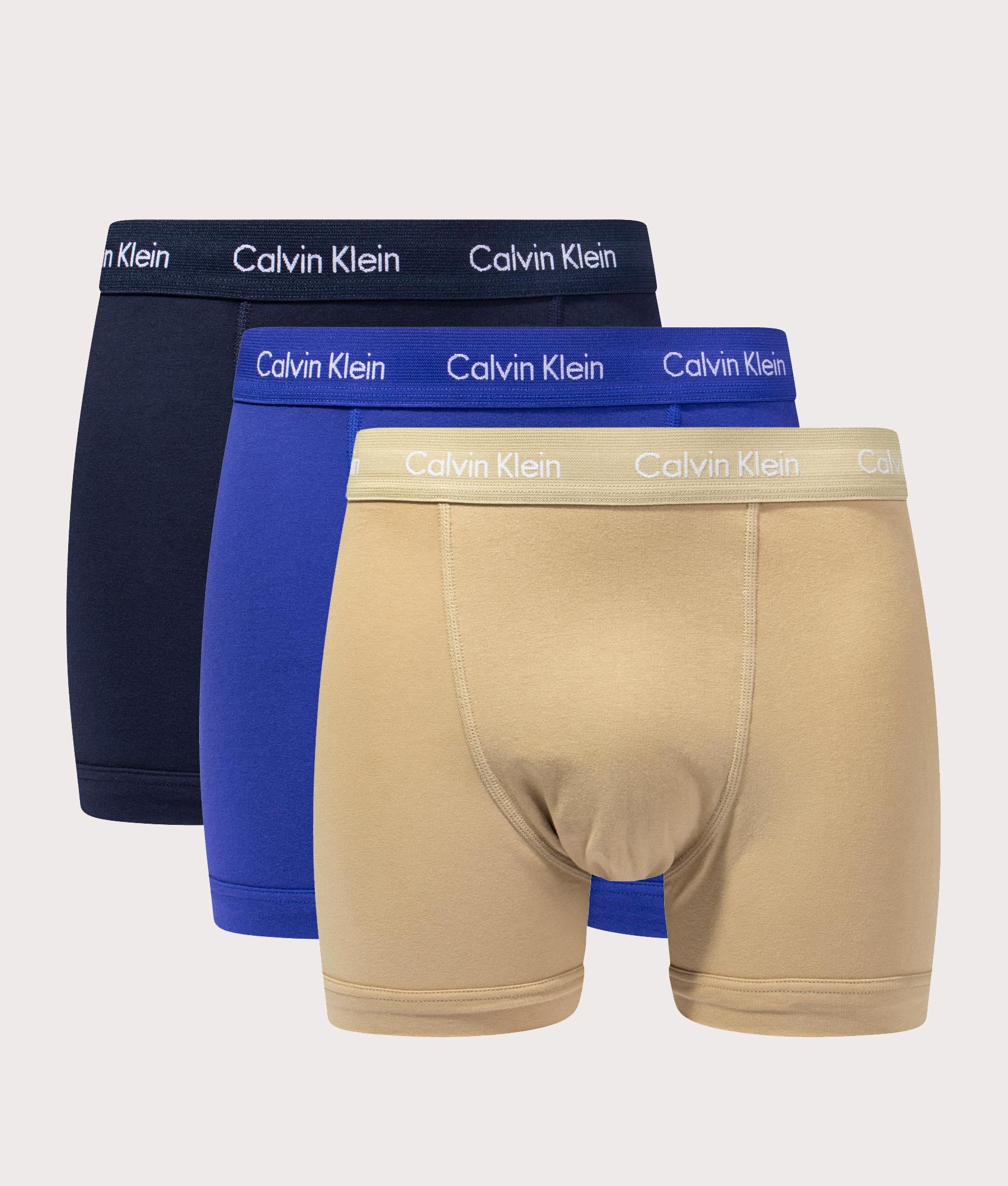 Three-Pack-of-Cotton-Stretch-Trunks-Shoreline/Clematis/Travertine-Calvin-Klein-EQVVS