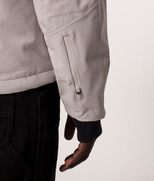 QM376-WERYK-Short-Jacket-Light-Grey-KRAKATAU-EQVVS