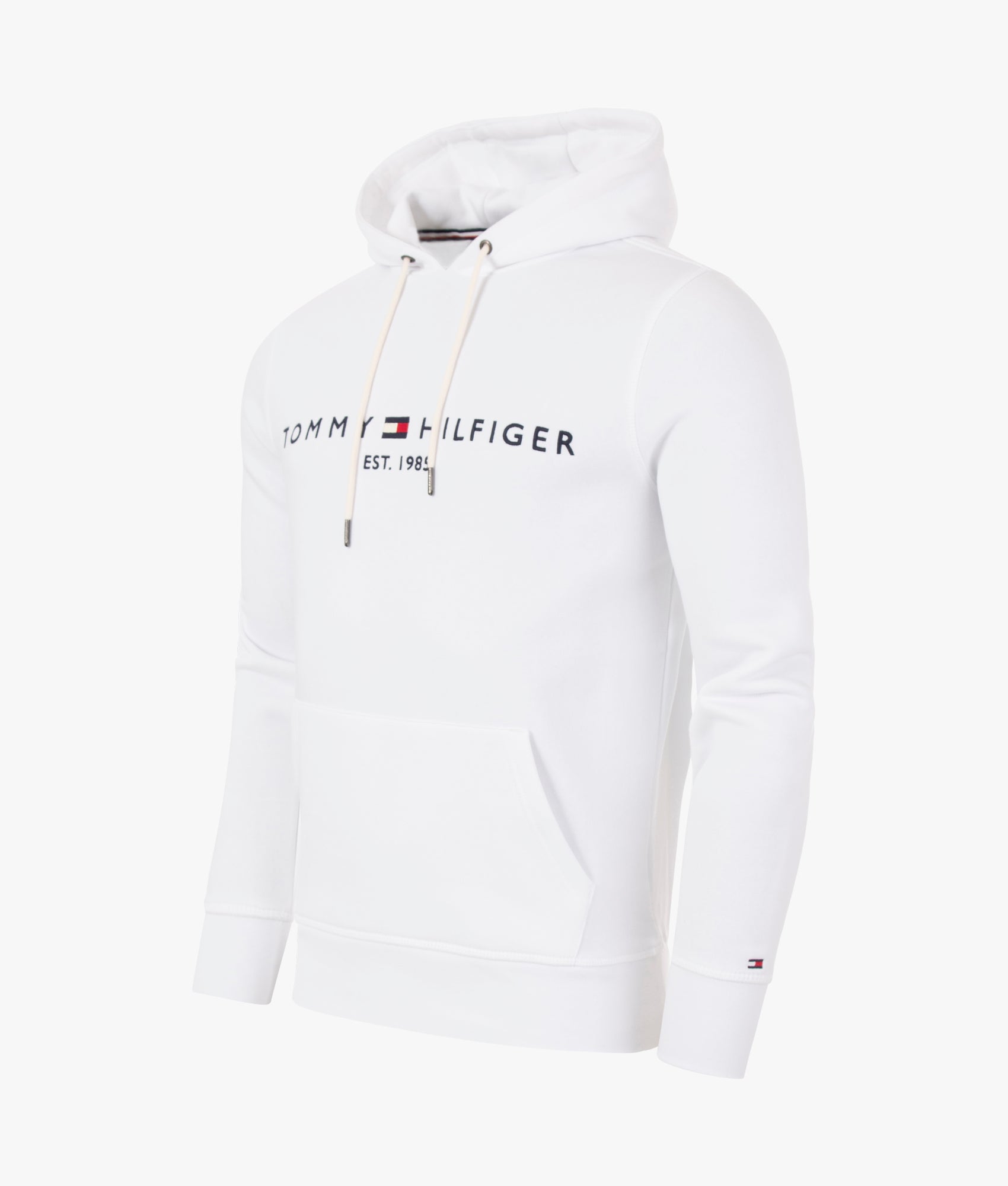 Tommy-logo-Hoodie-White-EQVVS