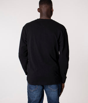 Long-Sleeve-Badge-T-Shirt-Black-Tommy-Jeans-EQVVS