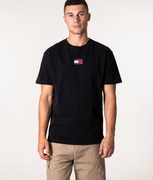 Tommy-Badge-T-Shirt-Black-Tommy-Jeans-EQVVS