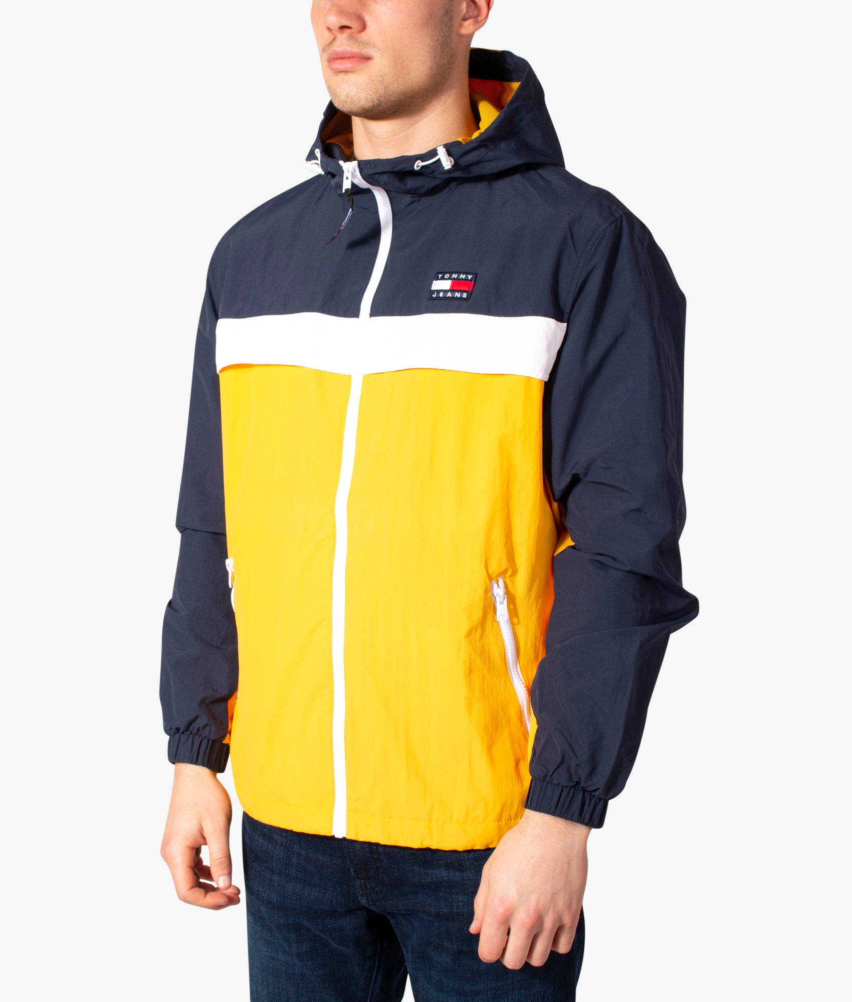 Chicago-Colourblock-Windcheater-Jacket-Prairie-Yellow/ Multi-Tommy-Jeans-EQVVS