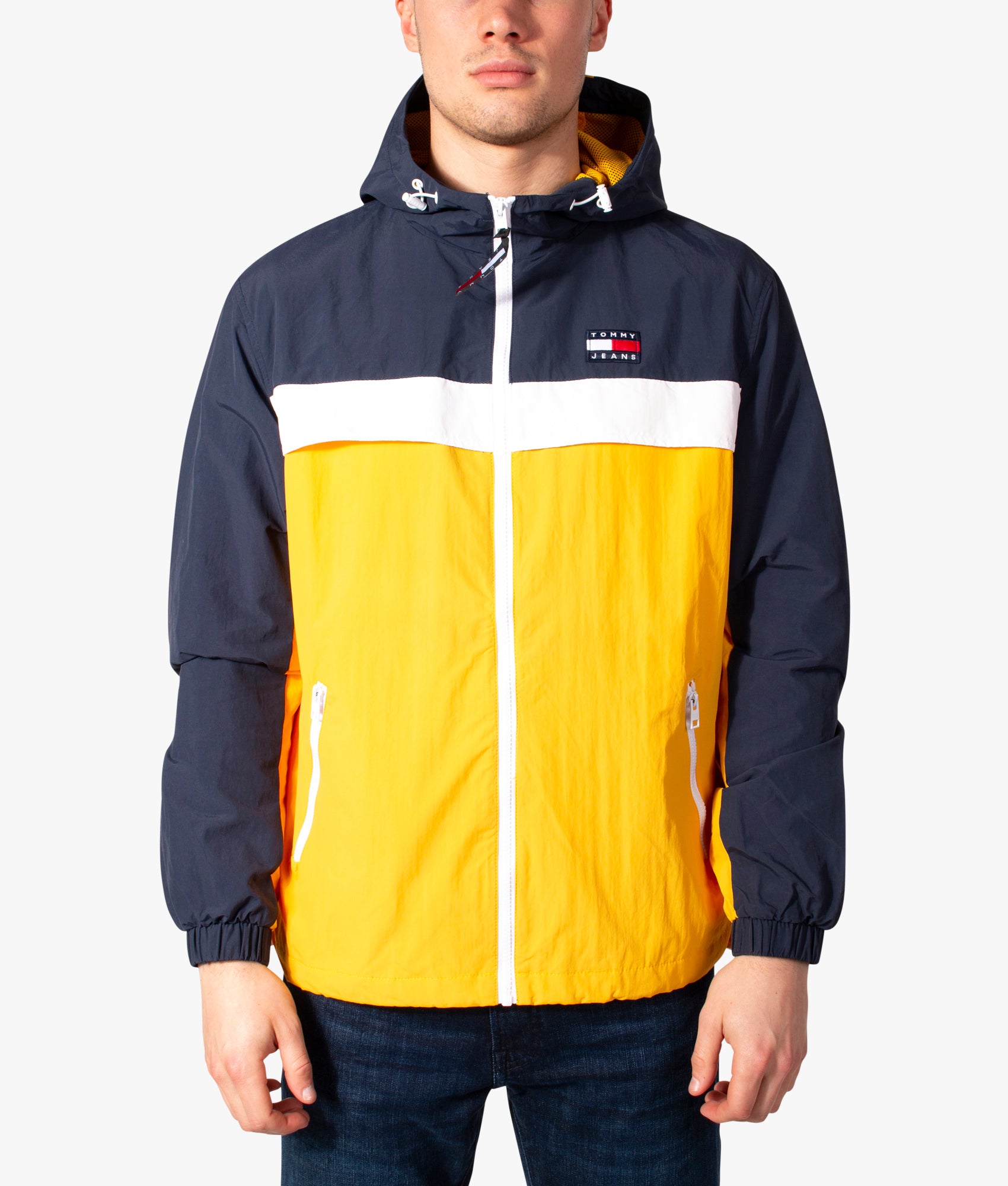 Chicago-Colourblock-Windcheater-Jacket-Prairie-Yellow/ Multi-Tommy-Jeans-EQVVS