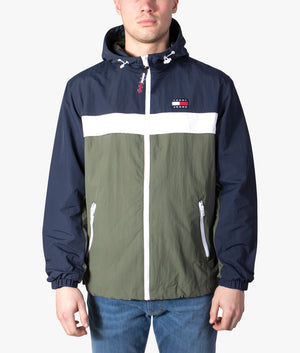 Chicago-Colourblock-Windcheater-Jacket-Avalon-Green/Multi-Tommy-Jeans-EQVVS