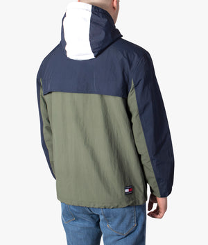 Chicago-Colourblock-Windcheater-Jacket-Avalon-Green/Multi-Tommy-Jeans-EQVVS