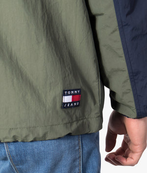 Chicago-Colourblock-Windcheater-Jacket-Avalon-Green/Multi-Tommy-Jeans-EQVVS