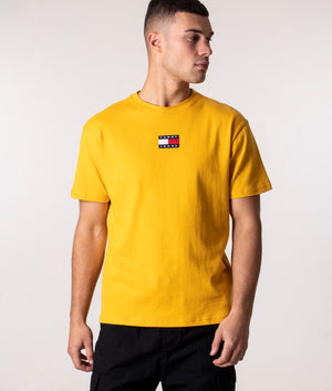 Tommy-Badge-T-Shirt-Twilight-Prairie-Yellow-Tommy-Jeans-EQVVS