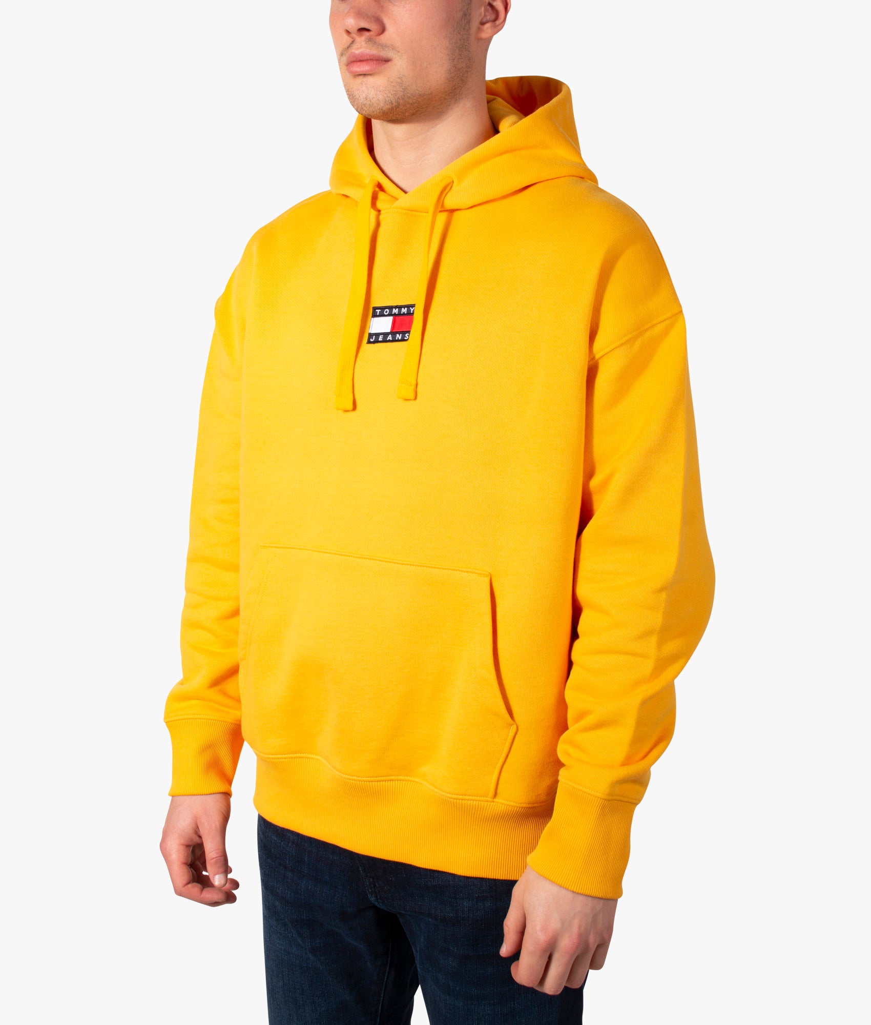 Relaxed Fit Badge Fleece Hoodie