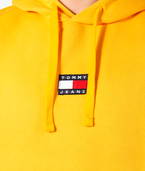 Relaxed Fit Badge Fleece Hoodie