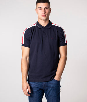 Signature-Tape-Polo-Shirt-Desert-Sky-Tommy-Hilfiger-EQVVS