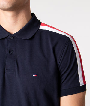 Signature-Tape-Polo-Shirt-Desert-Sky-Tommy-Hilfiger-EQVVS