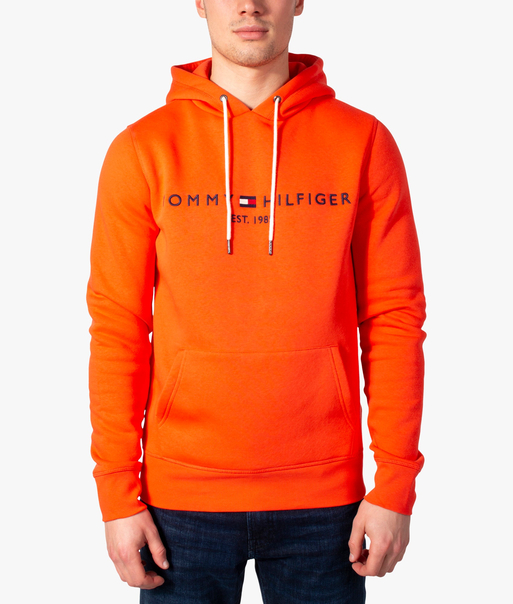 Logo-Fleece-Hoodie-Hawaiian-Coral-Tommy-Hilfiger-EQVVS