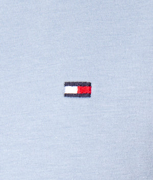 Stretch-Slim-Fit-T-Shirt-Daybreak-Blue-Tommy-hilfiger-EQVVS