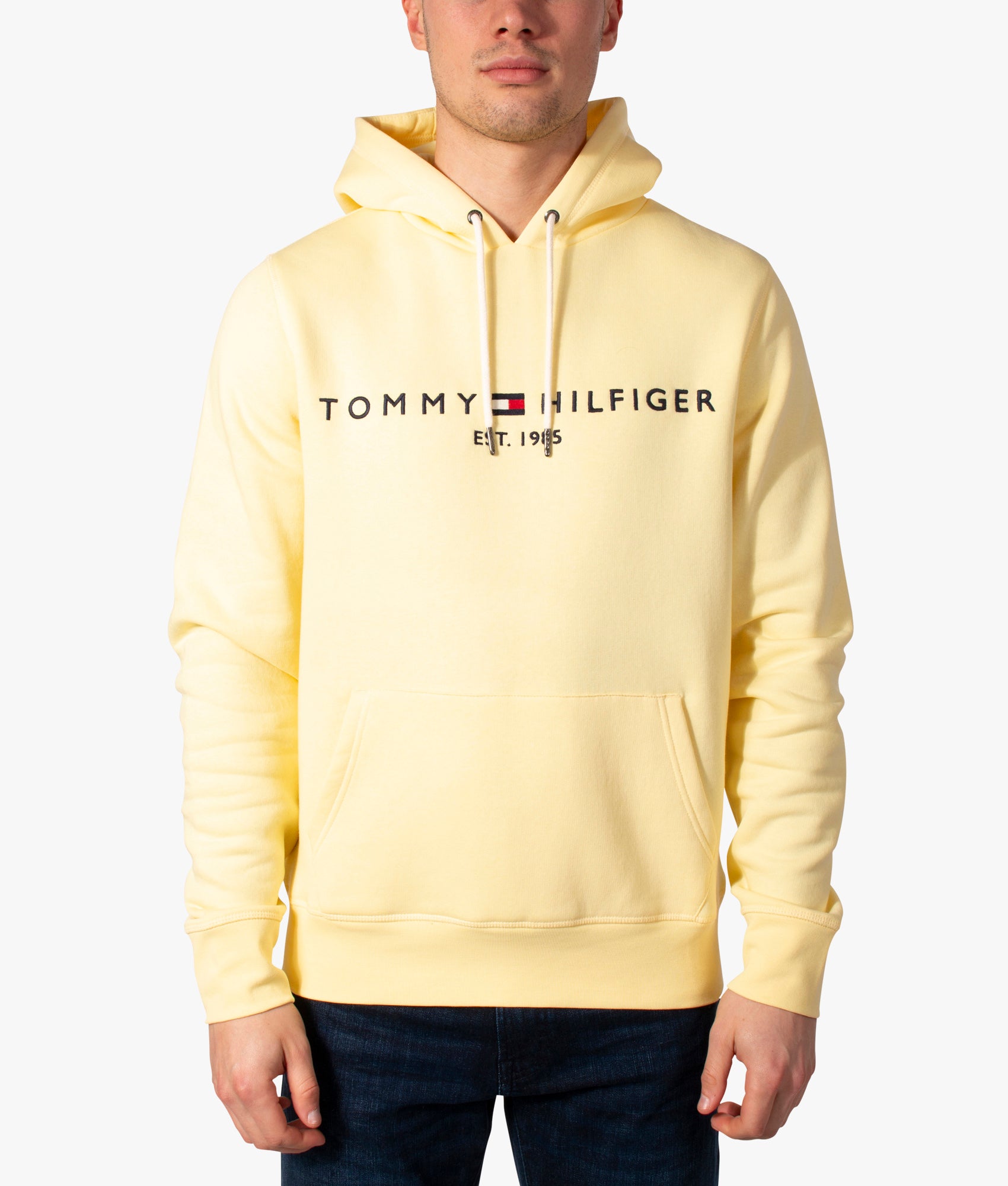 Tommy-Logo-Hoodie-Lemon-Twist-Tommy-Hilfiger-EQVVS