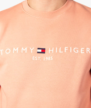 Logo-Sweatshirt-Guava-Tommy-Hilfiger-EQVVS