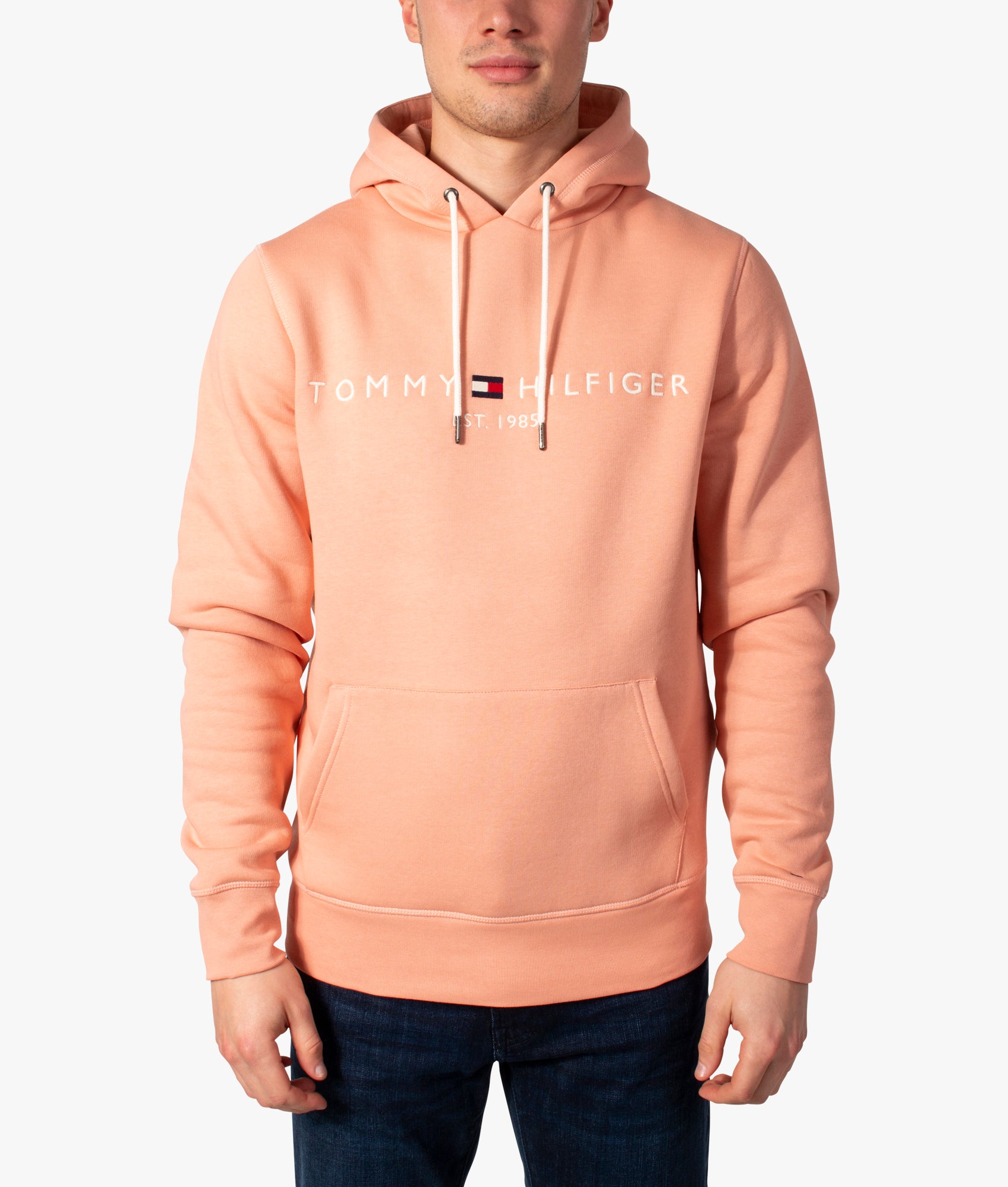 Logo-Fleece-Hoodie-Guava-Tommy-Hilfiger-EQVVS