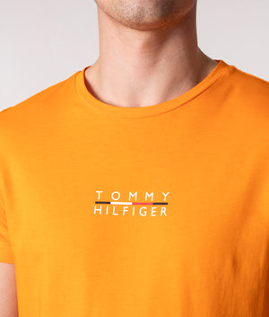 Square-Logo-T-Shirt-Hawaiian-Orange-Tommy-Hilfiger-EQVVS 