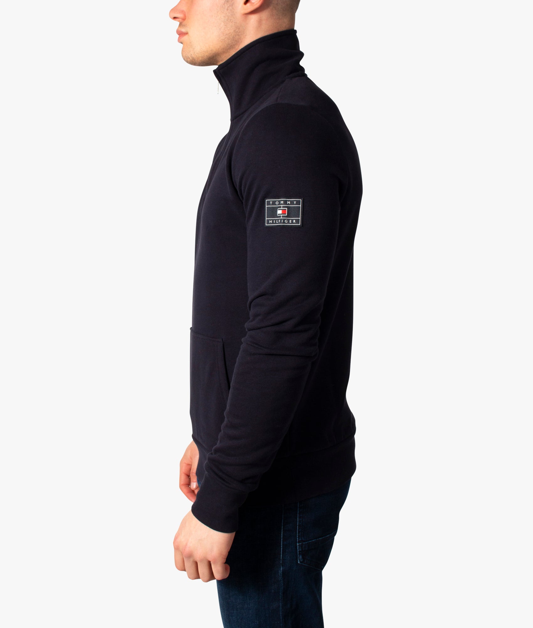 Half-Zip-Through-Sweatshirt-Desert-Sky-Tommy-Hilfiger-EQVVS