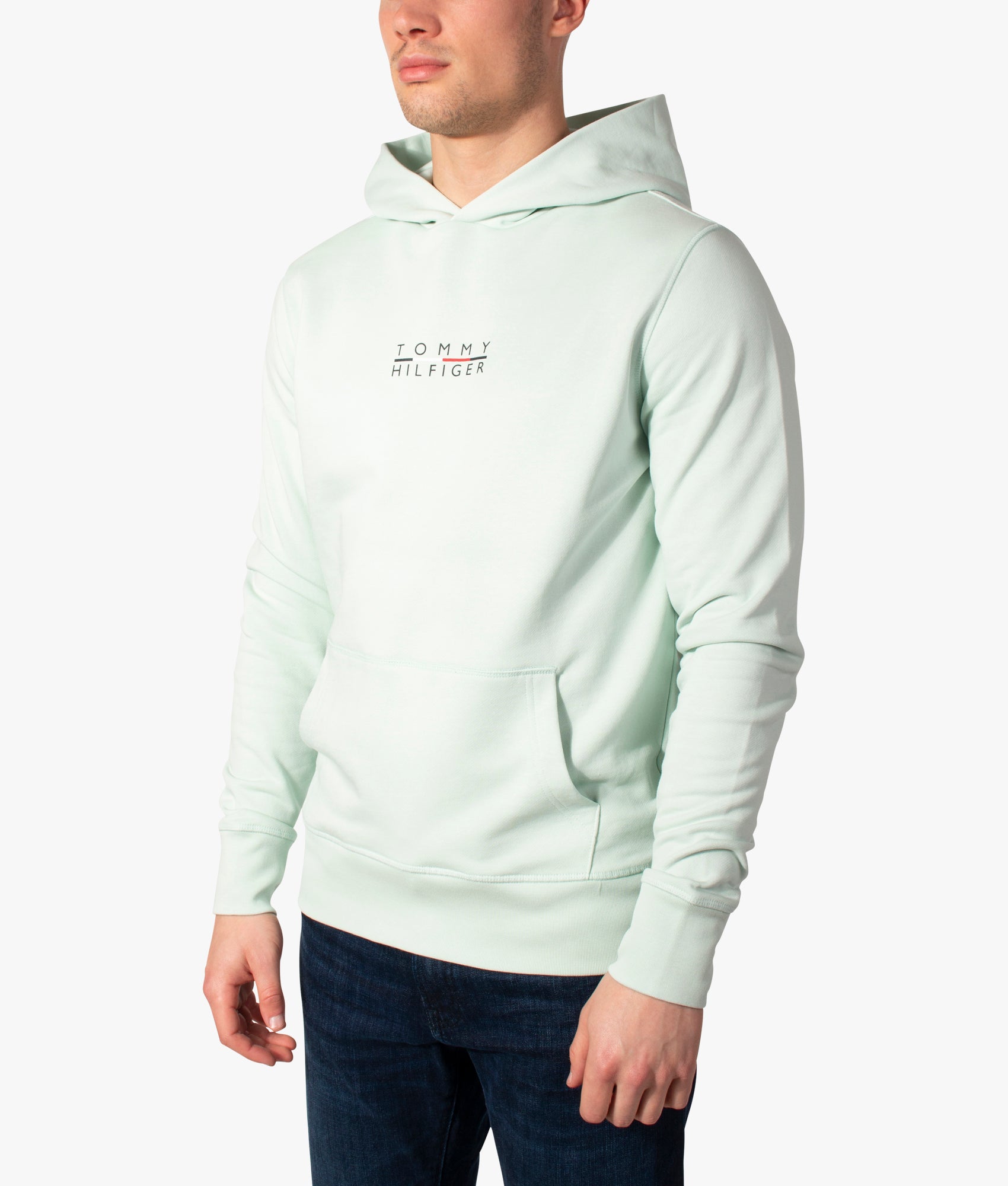 Square-Logo-Embroidery-Hoodie-Minty-Essence-Tommy-Hilfiger-EQVVS 