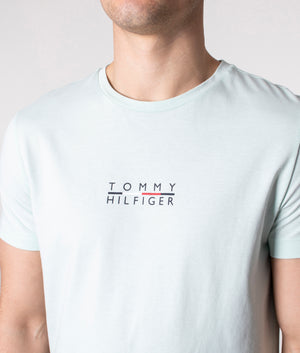 Square-Logo-T-Shirt-Minty-Essence-Tommy-Hilfiger-EQVVS 