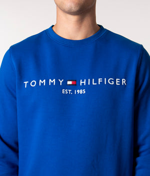 Logo-Sweatshirt-Greek-Isle-Blue-Tommy-Hilfiger-EQVVS