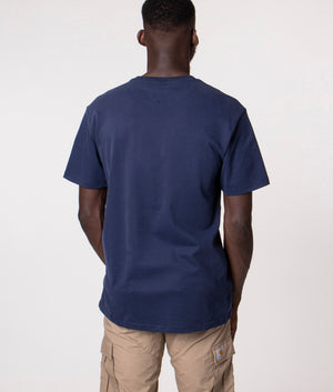 Timeless Circle T-Shirt in Navy by Tommy Jeans at EQVVS. Back Shot. 